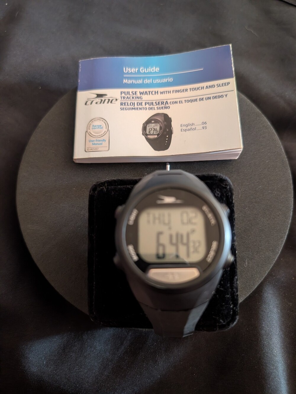 Pulse watch, unisex, with the instructions and a new battery. Changed on 7/2/26